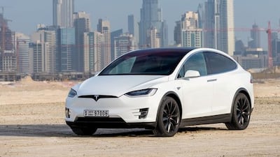 Tesla will begin accepting online orders on Tuesday for its for Model S and Model X, above, vehicles in the UAE. The first orders are expected to be delivered in Dubai this summer. Courtesy Tesla
