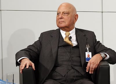 Nemir Kirdar, the founder of Investcorp. AP