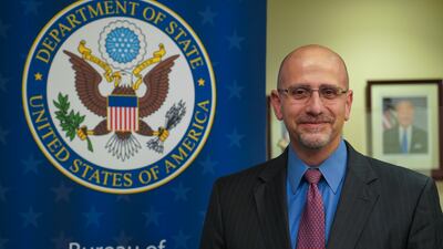 Daniel Shapiro is the new senior adviser for regional integration at the US State Department's Bureau of Near Eastern Affairs. Willy Lowry / The National