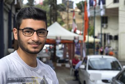 Sergio Eid, 20, from Sarba. David Enders for The National