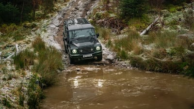 Proving its river crossing abilities