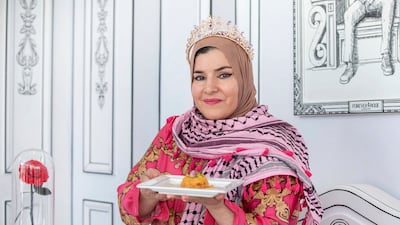 Fatmah Muhammad is sharing her bakes at Forever Rose Cafe in Dubai. Leslie Pableo for The National