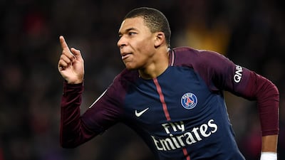 Kylian Mbappe is set to become the second most expensive footballer in the world when his deal from Monaco to PSG is made permanent. Franck Fife / AFP