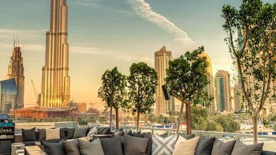 Watch the fireworks from the Burj Khalifa at Treehouse Dubai. Courtesy of Treehouse Dubai