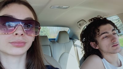 Mackenzie Shirilla is serving a life sentence for killing her boyfriend Dominic Russo, right, in a car crash. Photo: Netflix