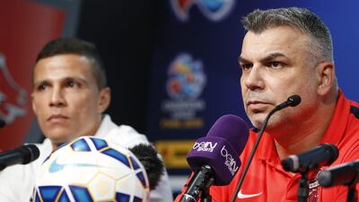 Cosmin Olaroiu insists his Al Ahli team will attack in the second lef of the Asian Champions League. Ali Haider / EPA