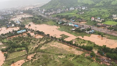 Western India has been hit by heavy monsoon rain.