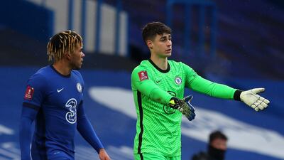 CHELSEA RATINGS: Kepa - 6: Had been total spectator until awful mistake with Luton’s first shot on target after half an hour when his wafer-weak wrists allowed Clark strike to creep into the net. Redeemed himself with fine one-handed save from Cornick on hour mark. Reliably unreliable. EPA