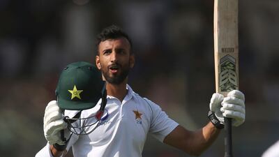 Shan Masood scored 135 against Sri Lanka in the Karachi Test on Saturday. AP