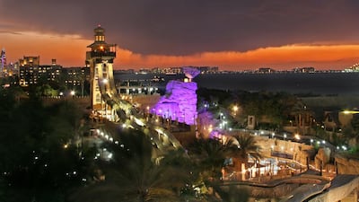 Sunset at the Jumeirah Sceirah ride at Wild Wadi in Dubai (Courtesy: Jumeirah Dubai)