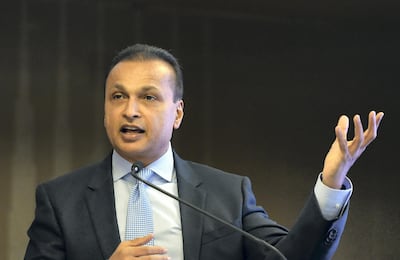 Anil Ambani is the brother of Mukesh Ambani, who is worth $56.6bn and is the richest man in Asia. Photo: AFP