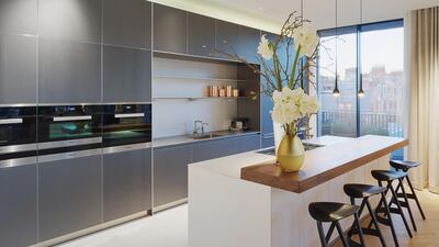 There is also a fully fitted kitchen and breakfast room with quartz stone worktops and Miele and Gaggenau appliances. Courtesy Lawrie Cornish