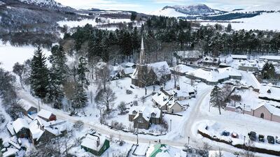 In the village of Braemar a low of -22.9C was recorded overnight by the Met Office, as forecasters believe it to be the coldest night since 1995. Getty Images