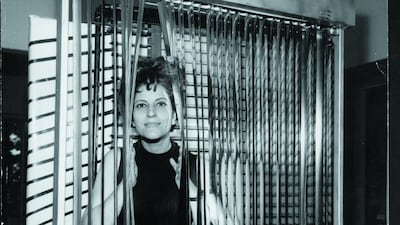 Behjat Sadr in her Tehran studio in 1967. Courtesy The Mosaic Rooms