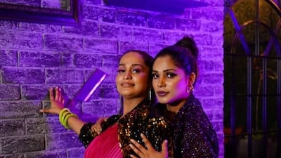 Sisters Sania Sohail and Muqadas Jandad go by the name Justin Bibis. Photo: Instagram / sania.justin.girl