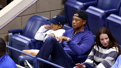 Professional golfer Tiger Woods attends the Men's Singles fourth round match between Rafael Nadal of Spain and Marin Cilic of Croatia on day eight of the 2019 US Open at the USTA Billie Jean King National Tennis Center in Queens borough of New York City. AFP