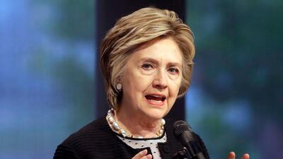 Hillary Clinton believes that the issue of migration poses a threat to European democracy. AP