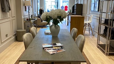 The Deck, the first store on London's Savile Row to cater exclusively to women, also has clients in the Middle East. Courtesy The Deck