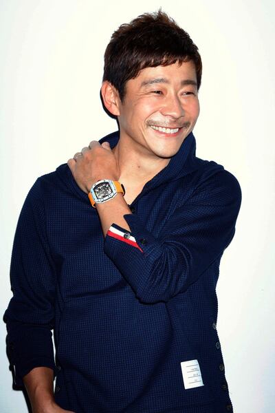Yusaku Maezawa, 42, the founder and CEO of Zozo, Japan's largest online fashion retailer. Photo / EPA