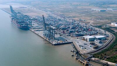 DP World London Gateway sits less than 30 miles east of central London. DP World.