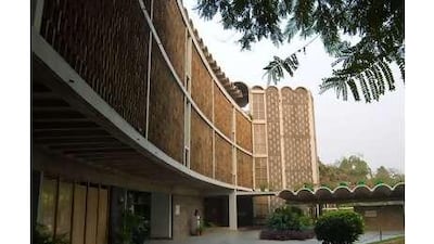 The India International Centre in New Delhi has been razed in several parts to make room for renovations.