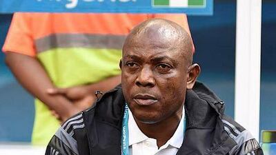 Stephen Keshi, Nigeria's coach at the Fifa World Cup in Brazil. Marius Becker / EPA