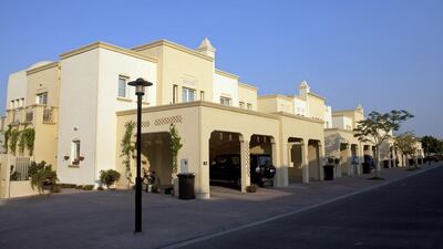 Prices of villas in the Springs in Dubai fell substantially during 2015. Jeff Topping / The National