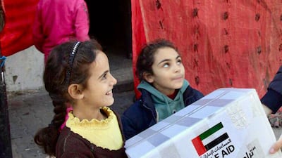 Emirates Red Crescent (ERC) has distributed 1,679 food parcels to people in eastern Rafah Governorate of Gaza as part of the Gallant Knight 3 humanitarian operation. All photos: Wam