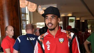 Al Shabab midfielder Hassan Ibrahim