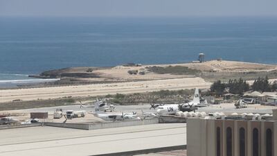 Planes parked at Adan Abdulle International Airport in Mogadishu on Wednesday. Reuters