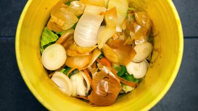 Food waste can be converted into compost for your garden. Getty