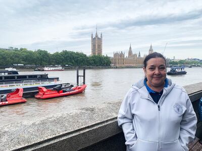Sarah Langley slept on the banks of the Thames to ensure she did not lose her spot in the queue to see the queen lying in state. The National