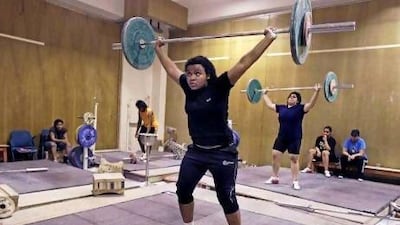Khadija Mohammed will compete in the 75-kg category at the Olympics. Kamran Jebreili / AP Photo