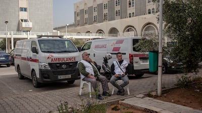 The entrance to the MSF birth centre at Rafic Hariri University Hospital in Beirut