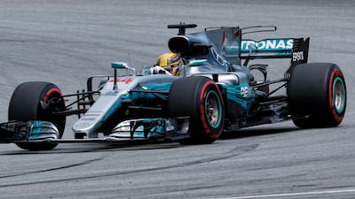 Lewis Hamilton will start the Malaysian Grand Prix from pole position. Ahmad Yusni / EPA