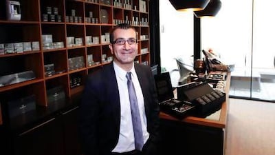 Kanat Kutluk is the co-owner of Dubai-based Turkish coffee shop Selamlique Istanbul. Sarah Dea / The National