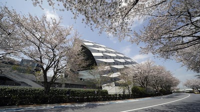 Musashino Forest Sport Plaza, the venue for badminton and modern pentathlon events at the now-postponed Tokyo 2020 Olympic Games in Tokyo, Japan. Bloomberg