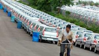 Countries such as India, Brazil and China emerged from the global crisis relatively unscathed. Above, a Tata Motors factory in Pune.