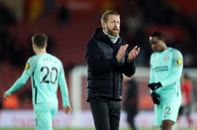 Brighton and Hove Albion manager Graham Potter reveals there have been 'three or four' cases among his squad and staff. PA