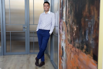 Akshat Jain oversees the factory, operations, project execution and financial planning of KAD Designs. Chris Whiteoak / The National