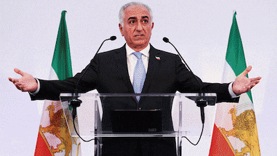 'We will bring the Islamic Republic to its knees': Son of last Iranian shah backs protests