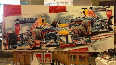 Armin Flossdorf’s art. (Courtesy: the artist and Le Royal Méridien Abu Dhabi)