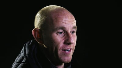 Salford City part-owner Nicky Butt looks on prior to the FA Cup first round win over Notts County on Friday night. Chris Brunskill / Getty Images