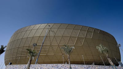 The 80,000-capacity Lusail Stadium, on the outskirts of Qatar's capital Doha, will host the 2022 World Cup final in December. AFP