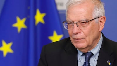 The EU's foreign policy chief Josep Borrell said a break was required in negotiations over the nuclear deal struck in 2015. AP