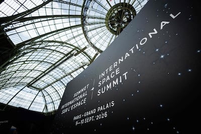 New contracts are to be signed at the International Space Summit at the Grand Palais in Paris. AFP
