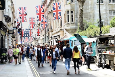 The robbery occurred on Jermyn Street. Getty Images