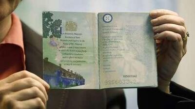 The new passport will include images of UK landmarks and will be issued on October 5.