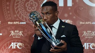 UAE and Al Ahli striker Ahmed Khalil is the reigning AFC Asian Player of the Year. AFP