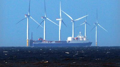 Energy subsidies for offshore wind farms in the UK have halved over the last two years. Reauters